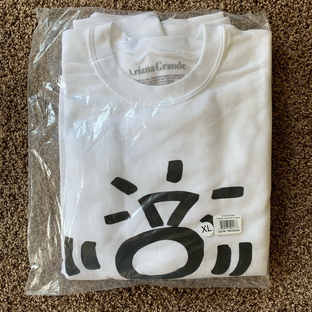 NEW Ariana Grande 7 Rings Crewneck - Picture 2 of 6